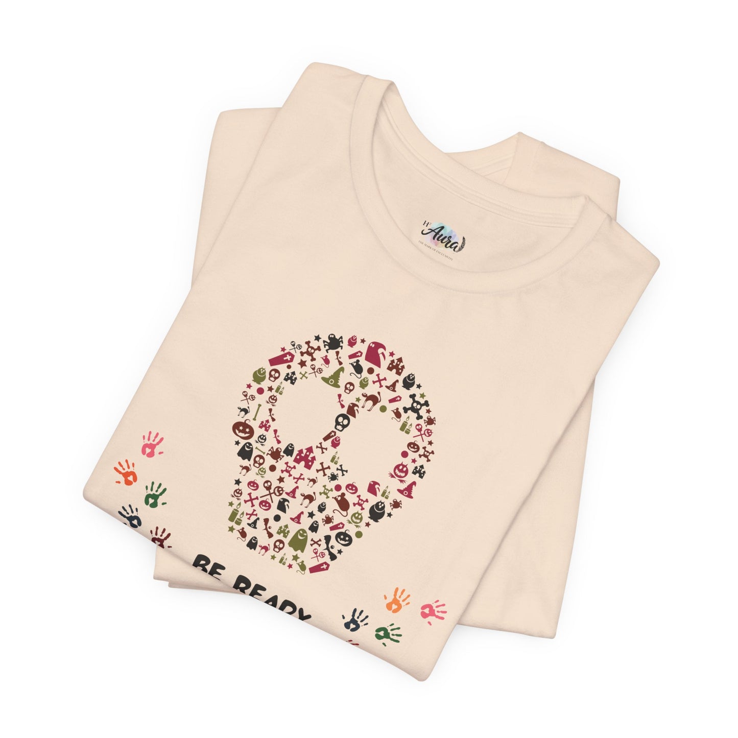 Personalized Peace Floral  and Skull Tee