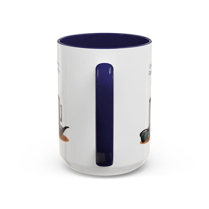 Personalized Initial Coffee and Sunglasses Accent Coffee Mug