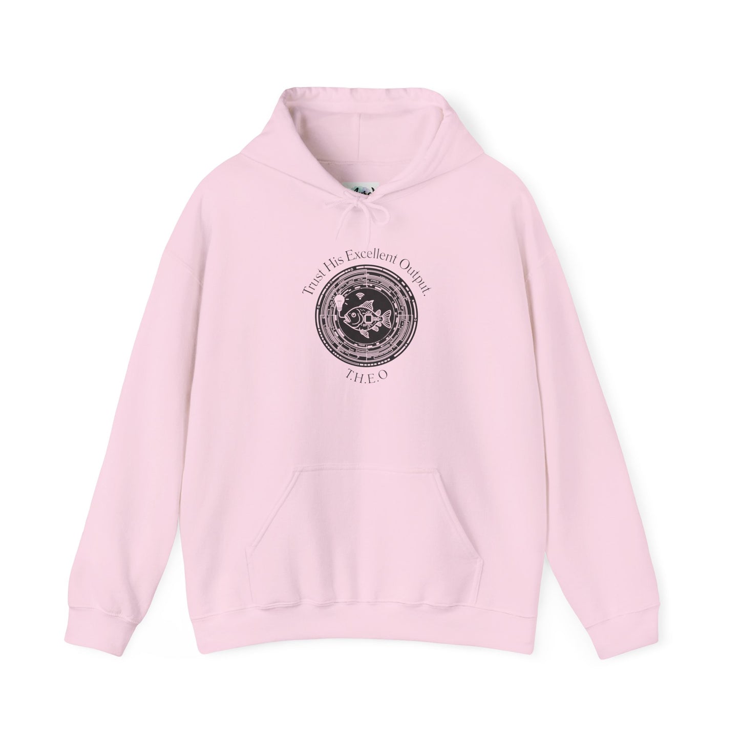 Personalized Spiritual Fish Circle Hooded Sweatshirt