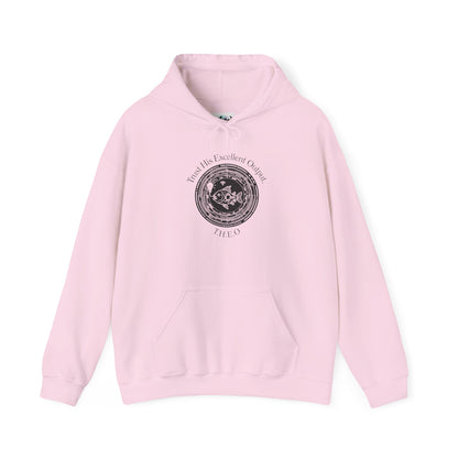 Personalized Spiritual Fish Circle Hooded Sweatshirt