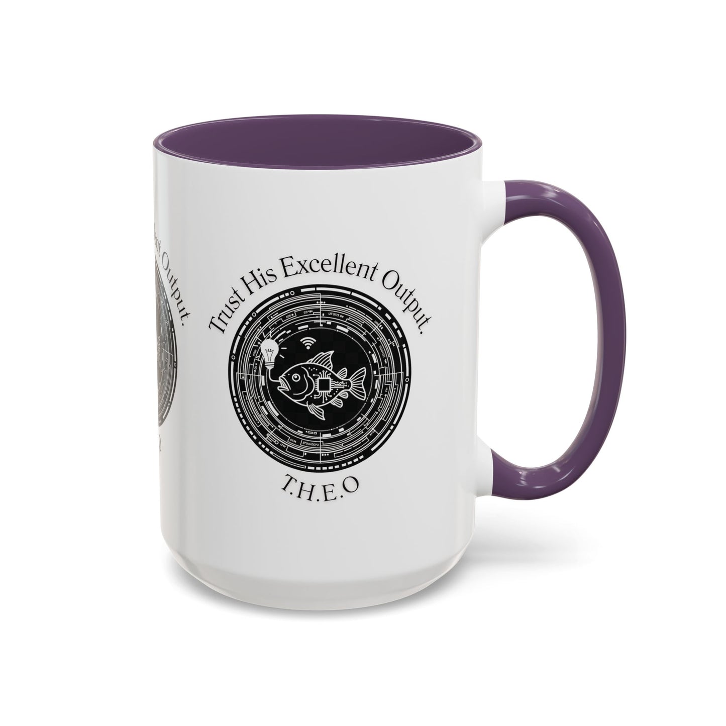 Personalized Spiritual Fish Accent Coffee Mug