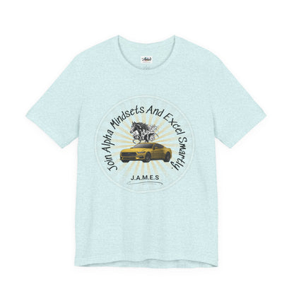 Personalized Horse with Car Graphic Tee