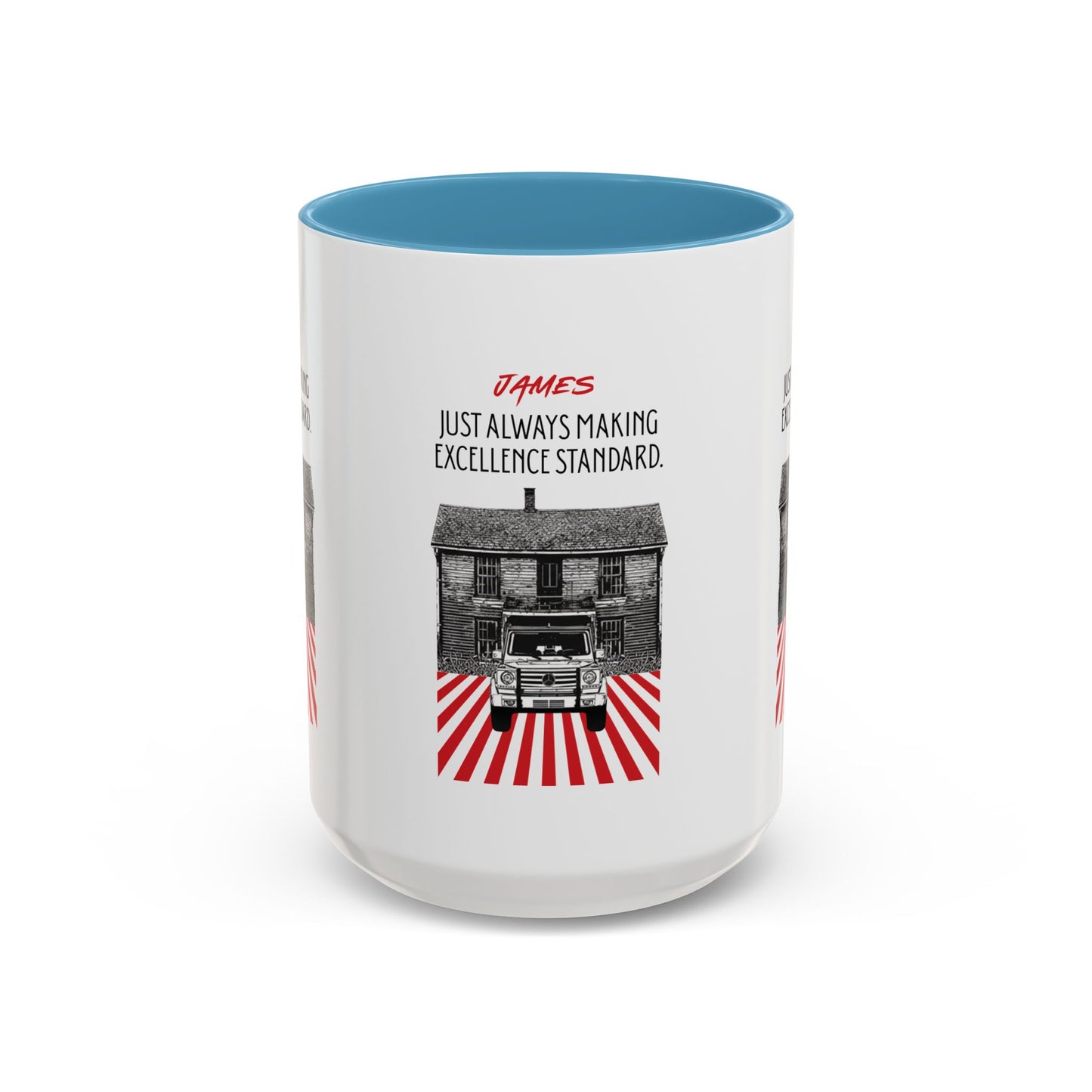 Personalized Vintage Car Accent Coffee Mug