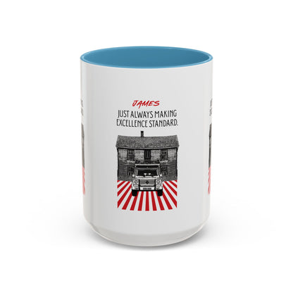 Personalized Vintage Car Accent Coffee Mug