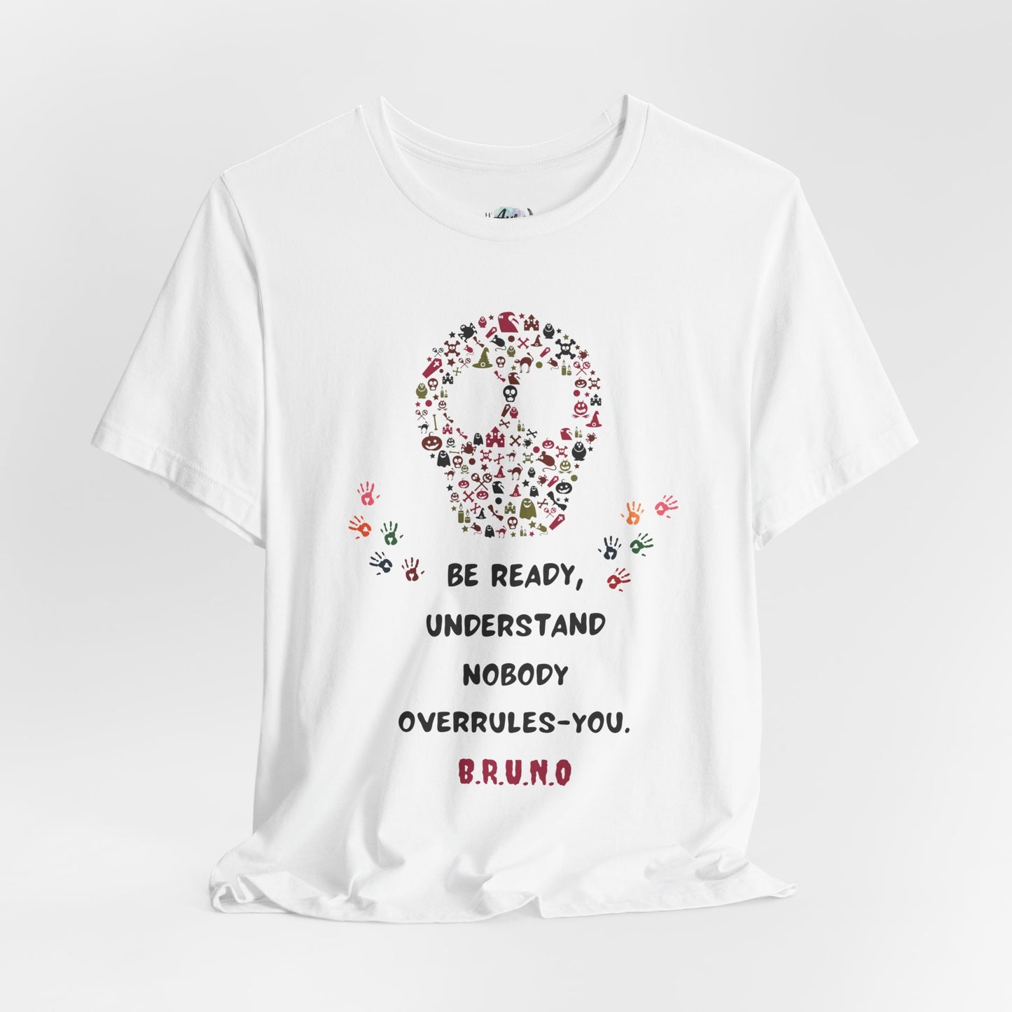 Personalized Peace Floral  and Skull Tee