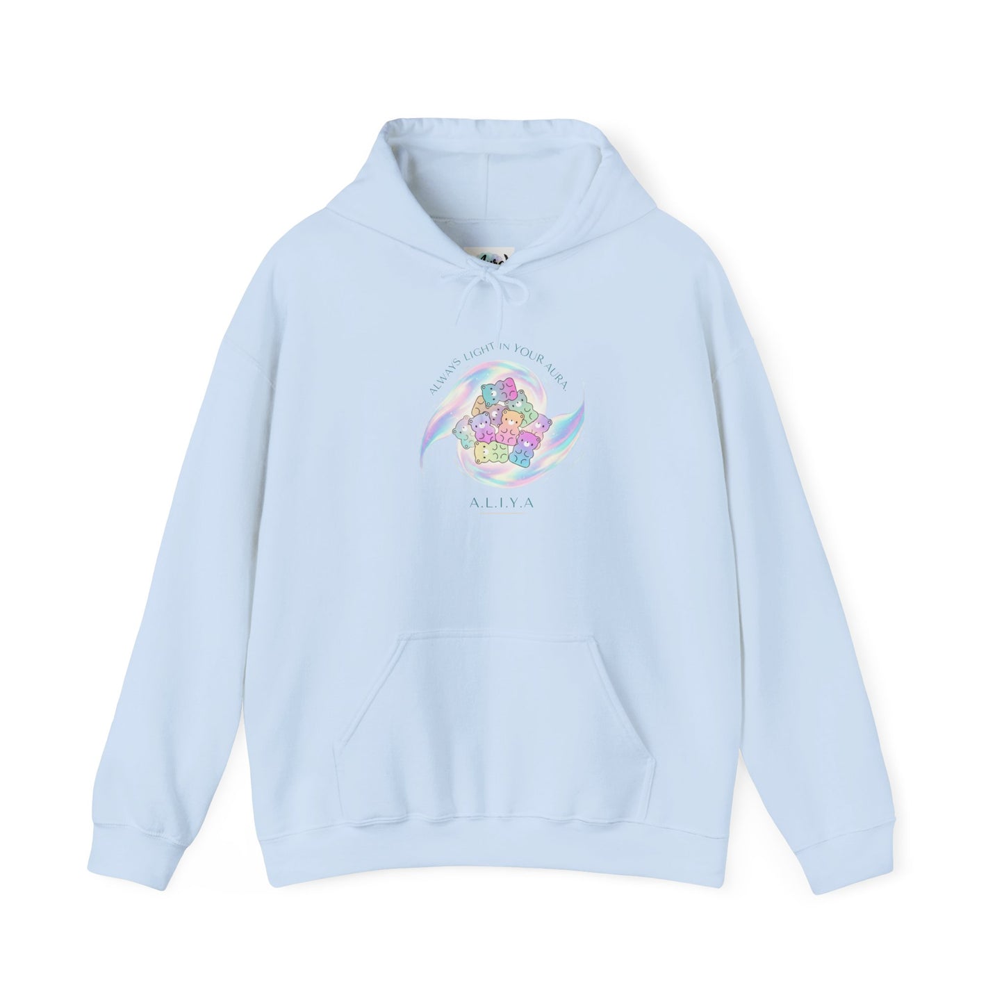 Personalized Pastel Teddy Hooded Sweatshirt