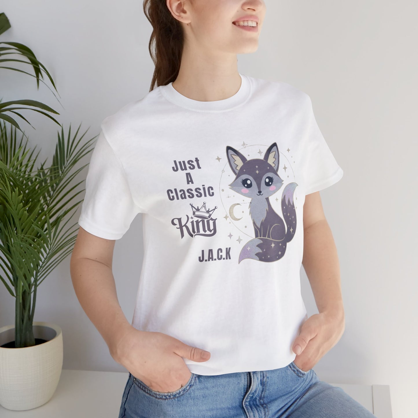 Personalized Fox King Graphic Tee