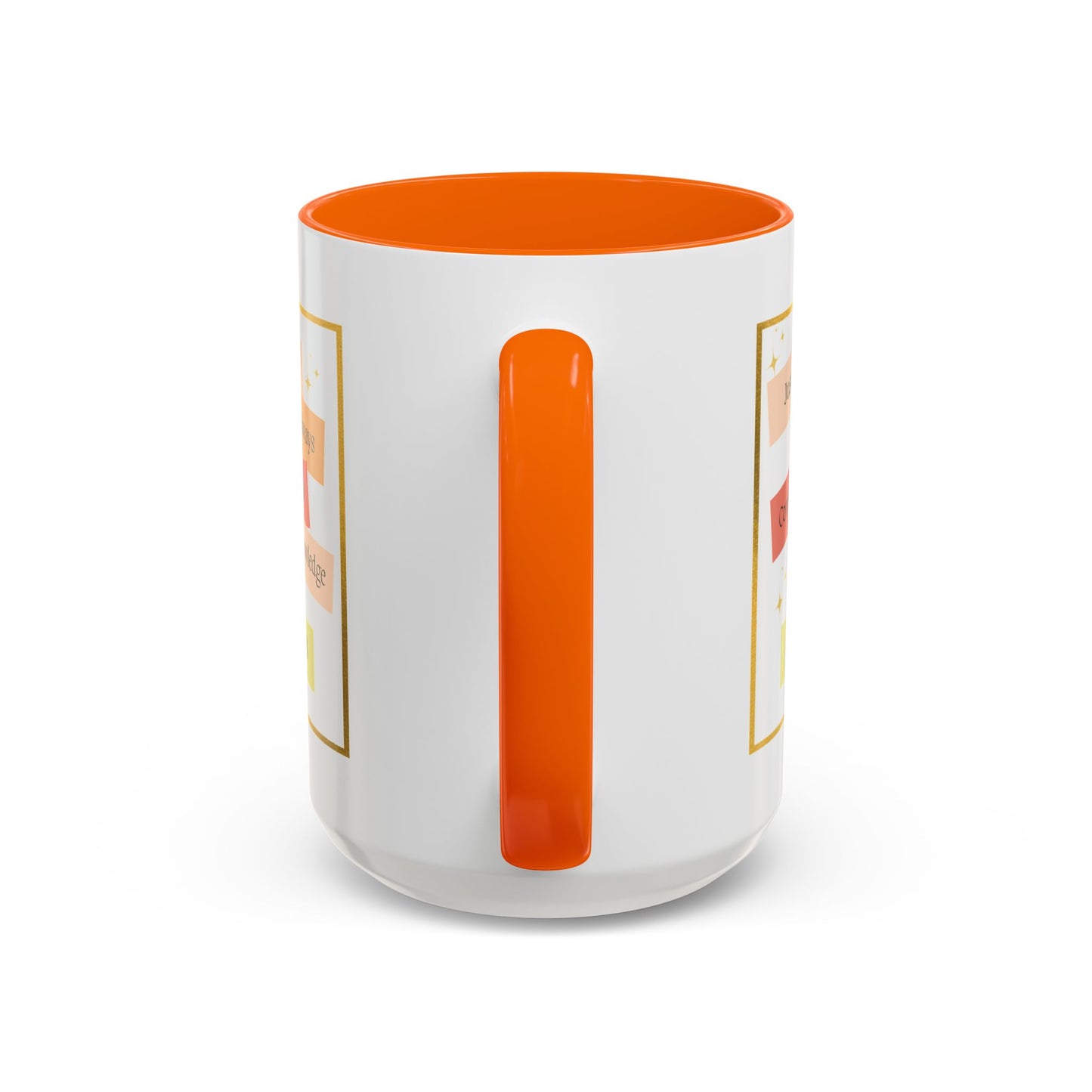 Personalized Inspirational Accent Coffee Mug