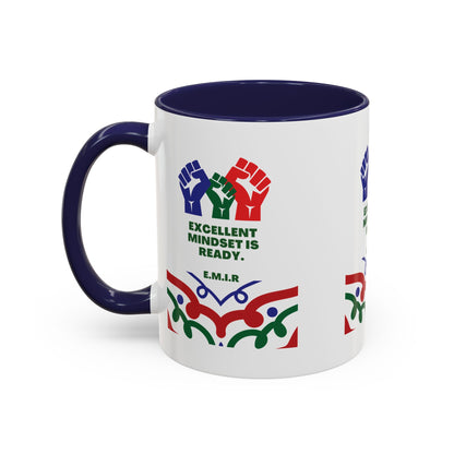 Personalized Initial Victory Accent Coffee Mug