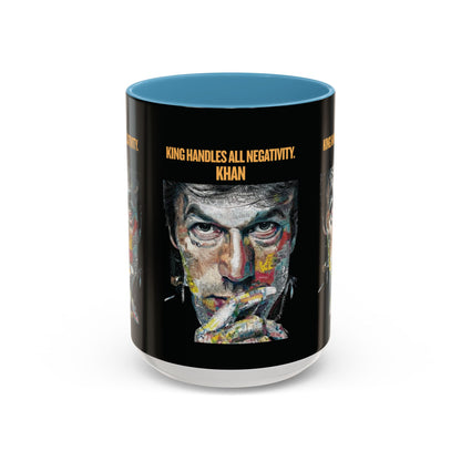 Personalized Initial Khan Accent Coffee Mug