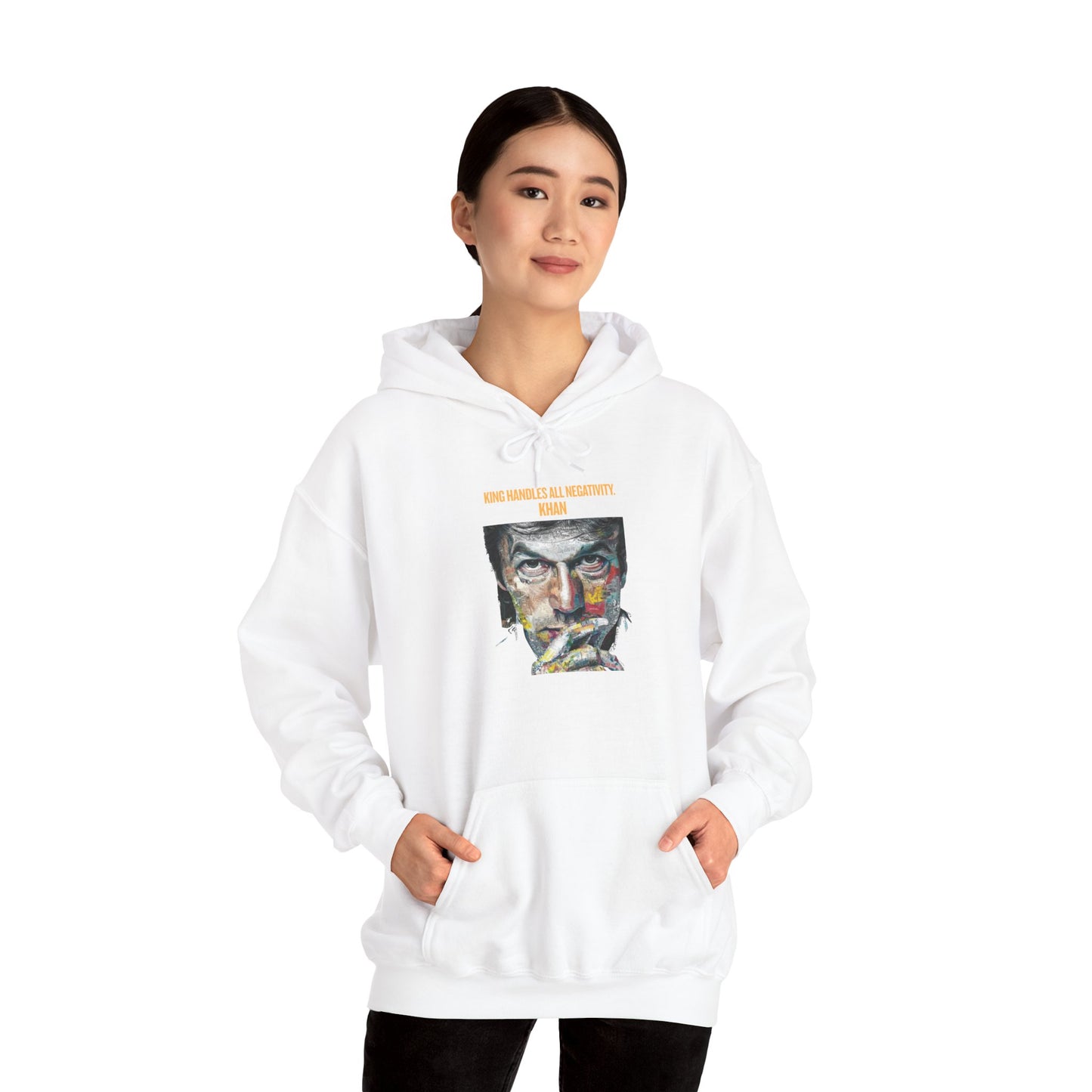 Personalized Khan Graphic Hooded Sweatshirt