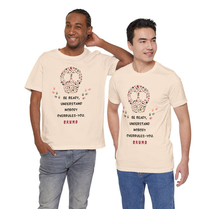 Personalized Peace Floral  and Skull Tee