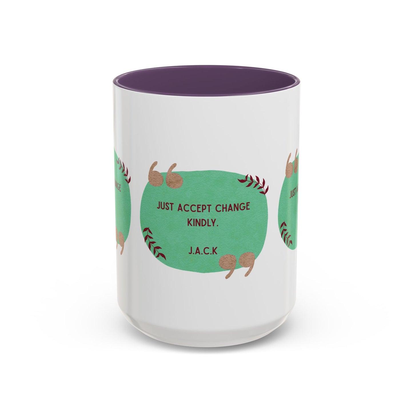 Personalized Note Box Accent Coffee Mug