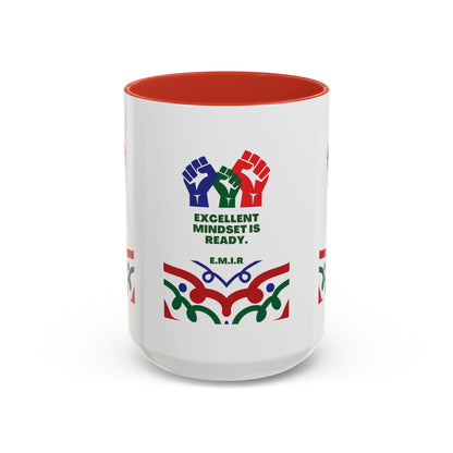 Personalized Initial Victory Accent Coffee Mug