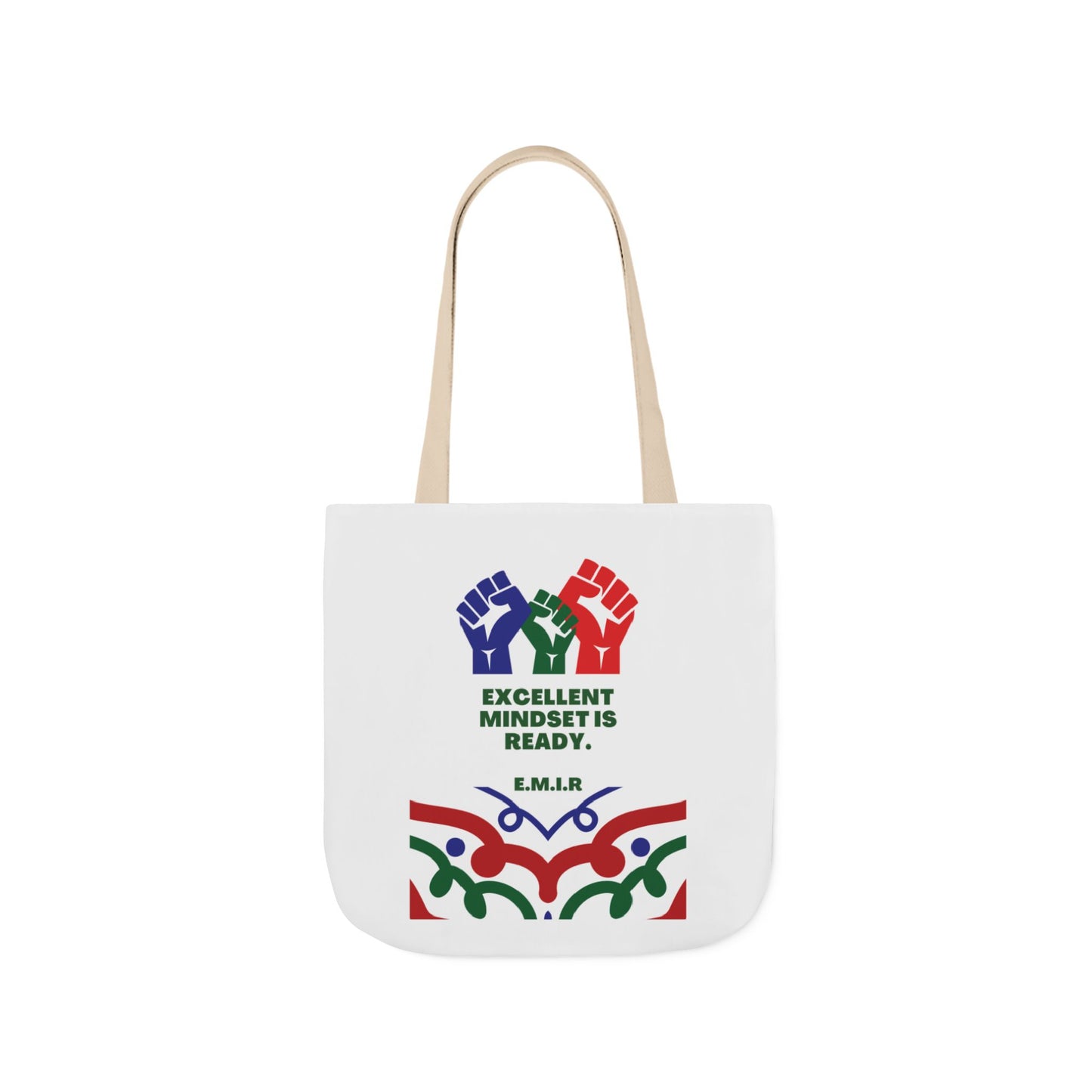 Personalized Initial Quote Victory Canvas Tote Custom Name