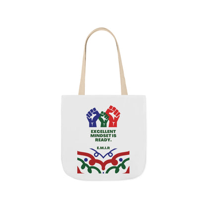 Personalized Initial Quote Victory Canvas Tote Custom Name