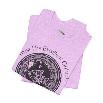 Personalized Spiritual Fish Circle Design Graphic Tee