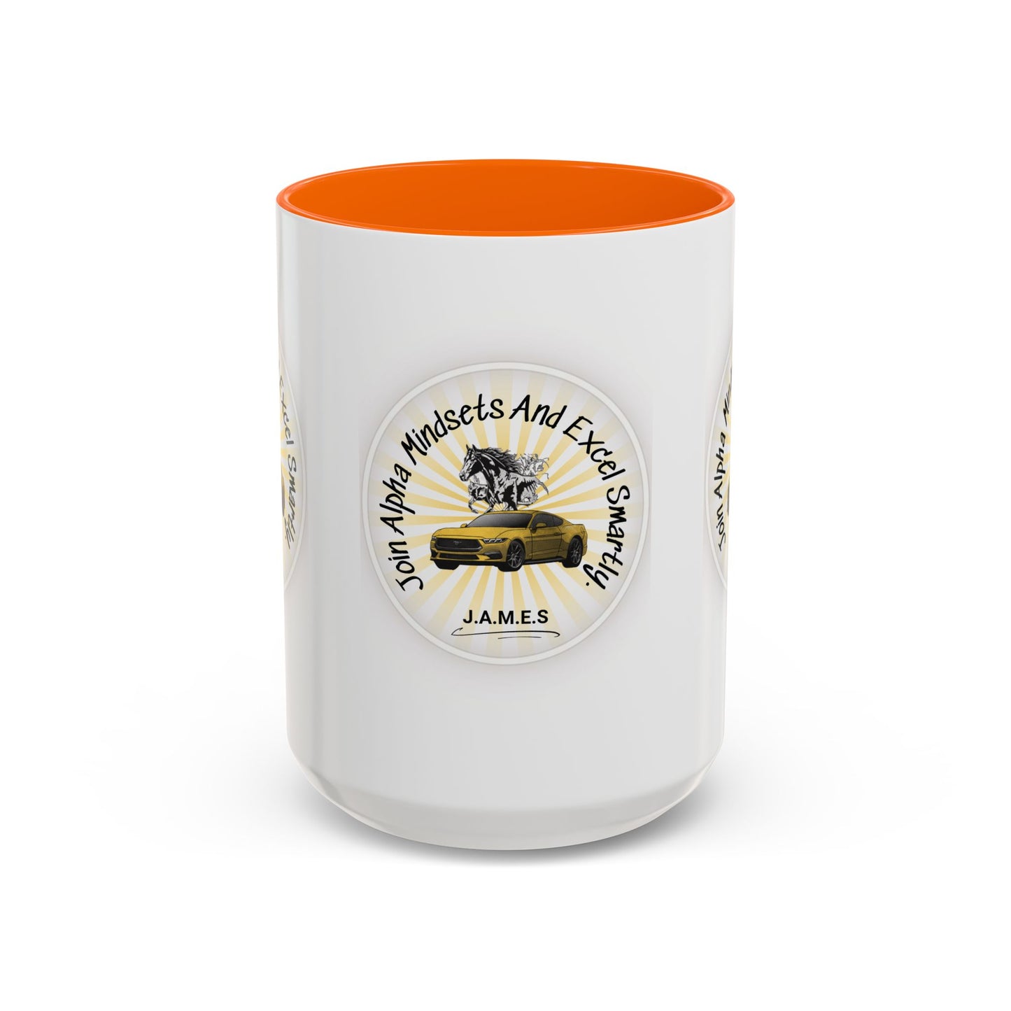 Personalized Car with Horse Accent Coffee Mug