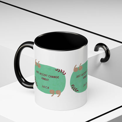 Personalized Note Box Accent Coffee Mug