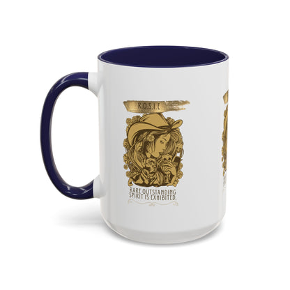 Personalized Golden Girl Accent Coffee Mug