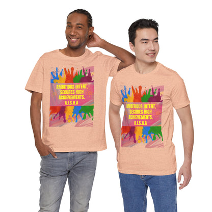 Personalized Colorful Motivational Graphic Tee