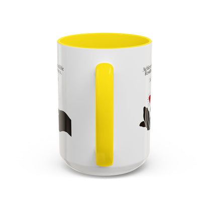 Personalized Initial Hand and Gem Accent Coffee Mug