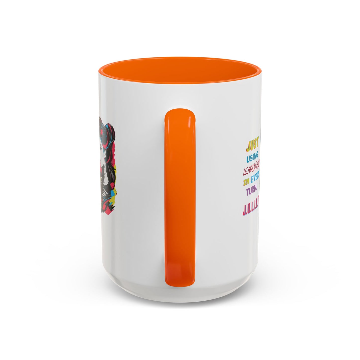 Personalized Vintage Girl Accent Coffee Mug