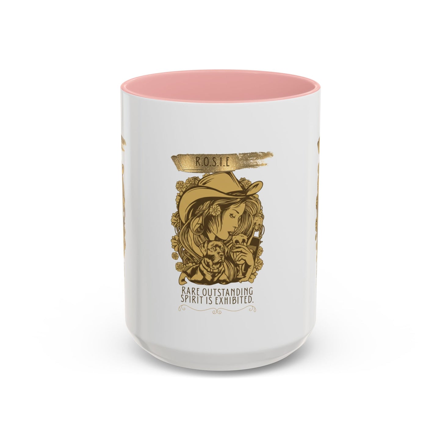 Personalized Golden Girl Accent Coffee Mug
