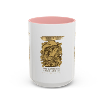 Personalized Golden Girl Accent Coffee Mug