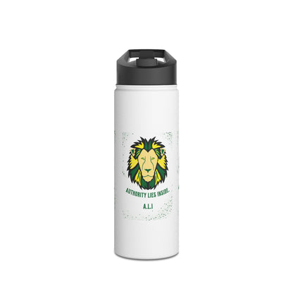 Personalized Initial Quote Lion Stainless Steel Water Bottle