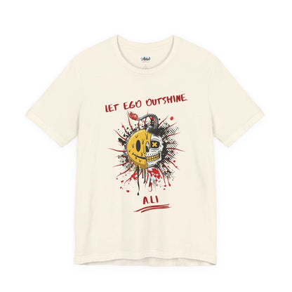 Personalized Split Smile Skull Design Tee