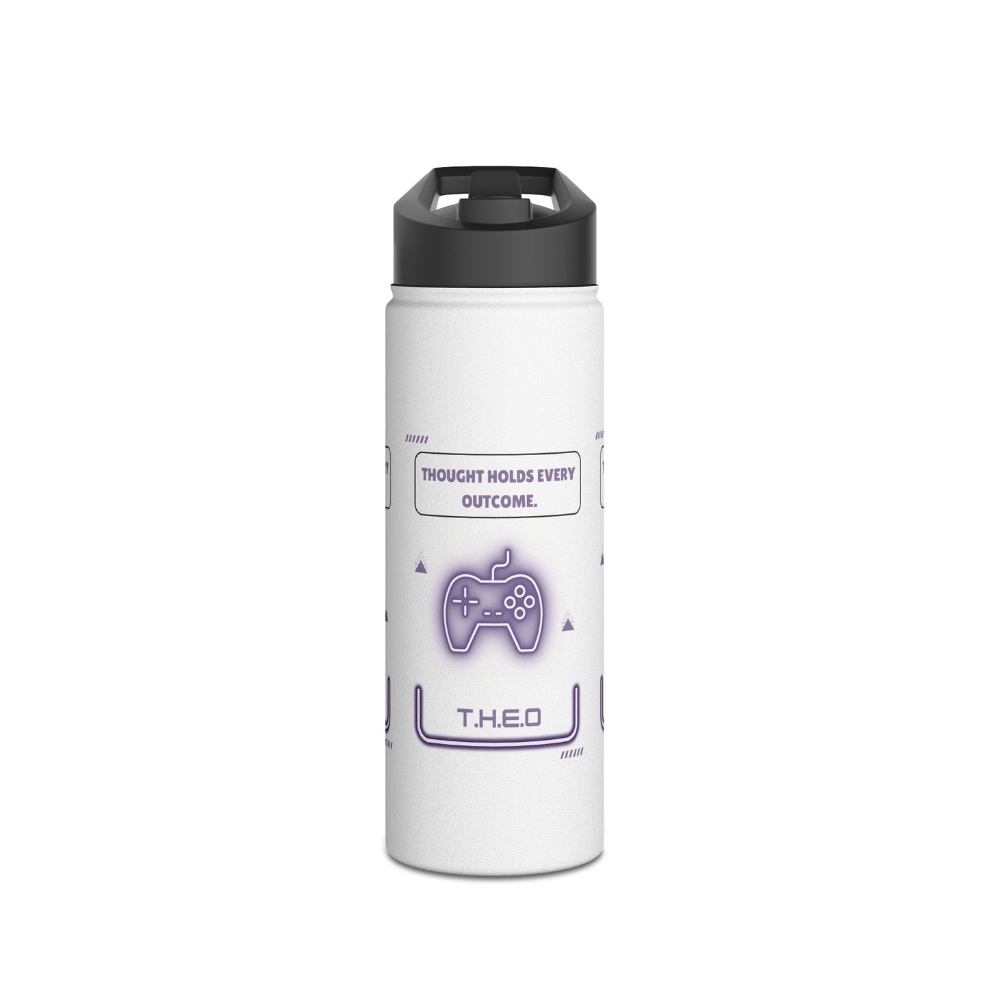 Personalized Initial Quote Controller Stainless Steel Water Bottle
