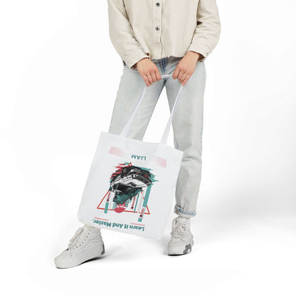 Personalized Initial Quote Dinosaur Car Canvas Tote Custom Name