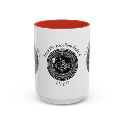 Personalized Spiritual Fish Accent Coffee Mug