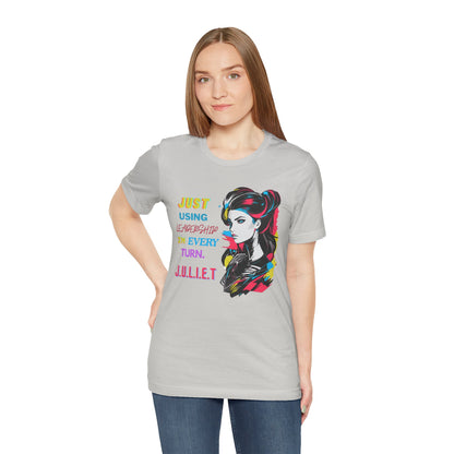 Personalized Feminine Potrait Graphic Tee
