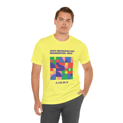 Personalized Momentum Graphic Colorful Geometric Design Tee
