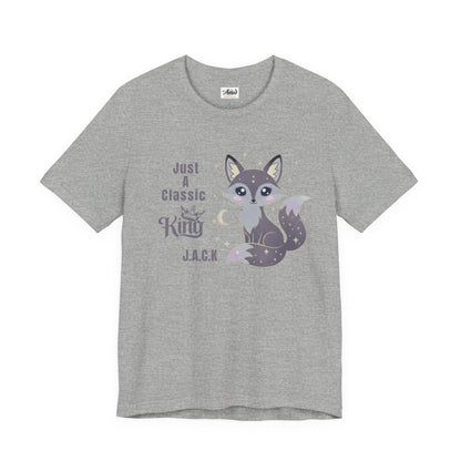 Personalized Fox King Graphic Tee