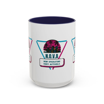 Personalized Building View Accent Coffee Mug