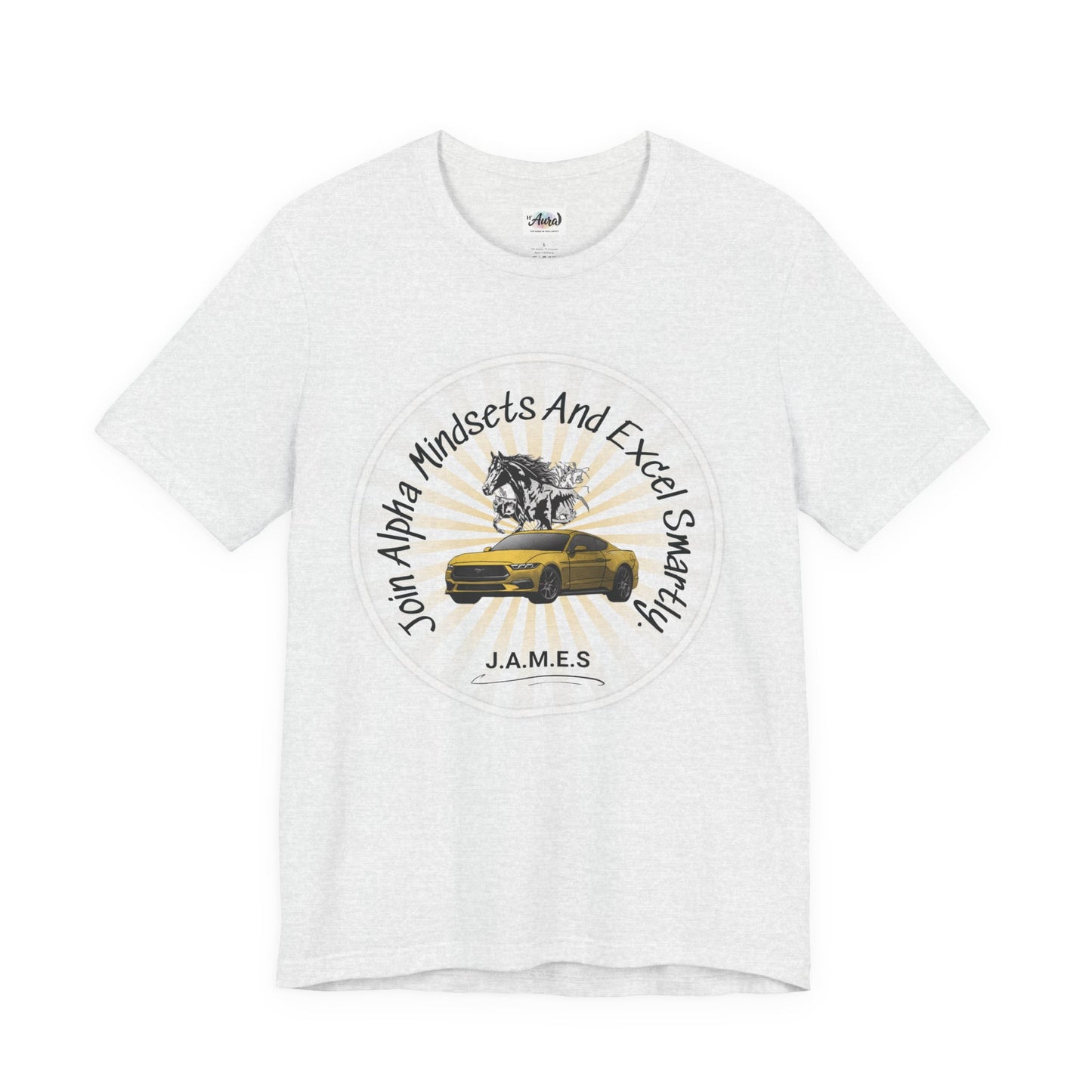 Personalized Horse with Car Graphic Tee