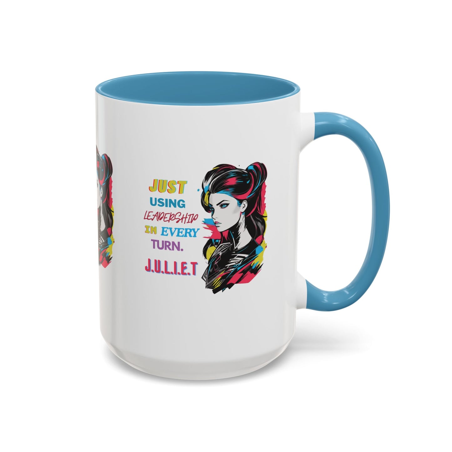 Personalized Vintage Girl Accent Coffee Mug