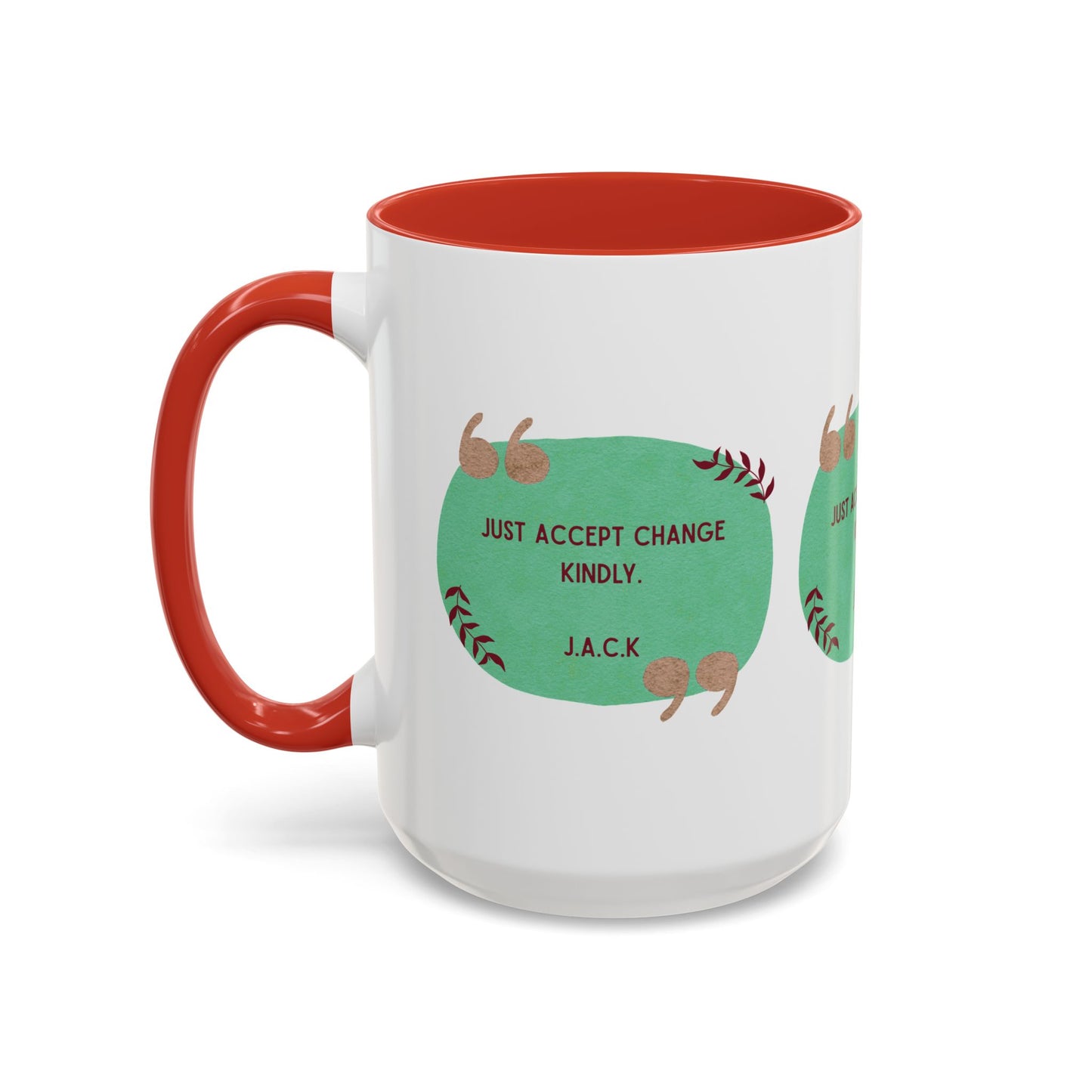 Personalized Note Box Accent Coffee Mug