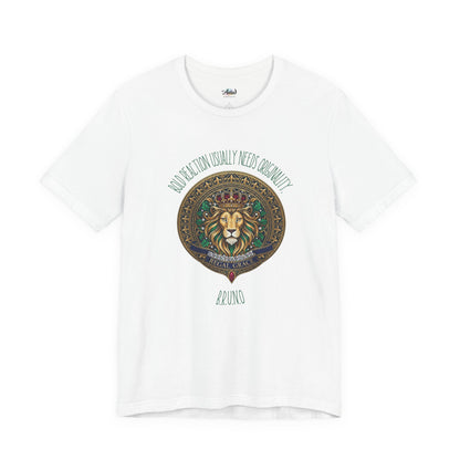 Personalized Lion Crest Graphic Tee