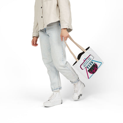 Personalized Initial Quote Building View Canvas Tote Custom Name