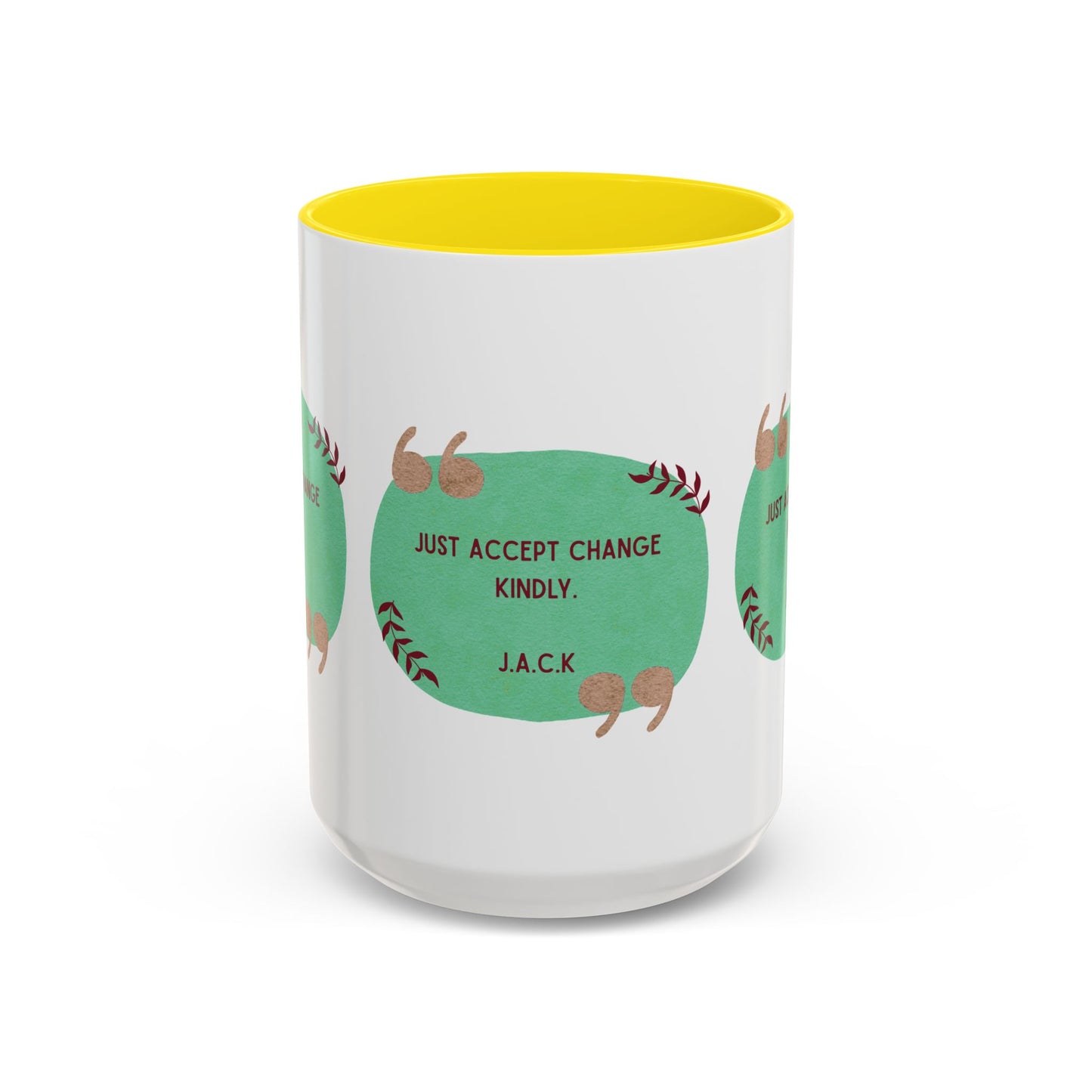 Personalized Note Box Accent Coffee Mug