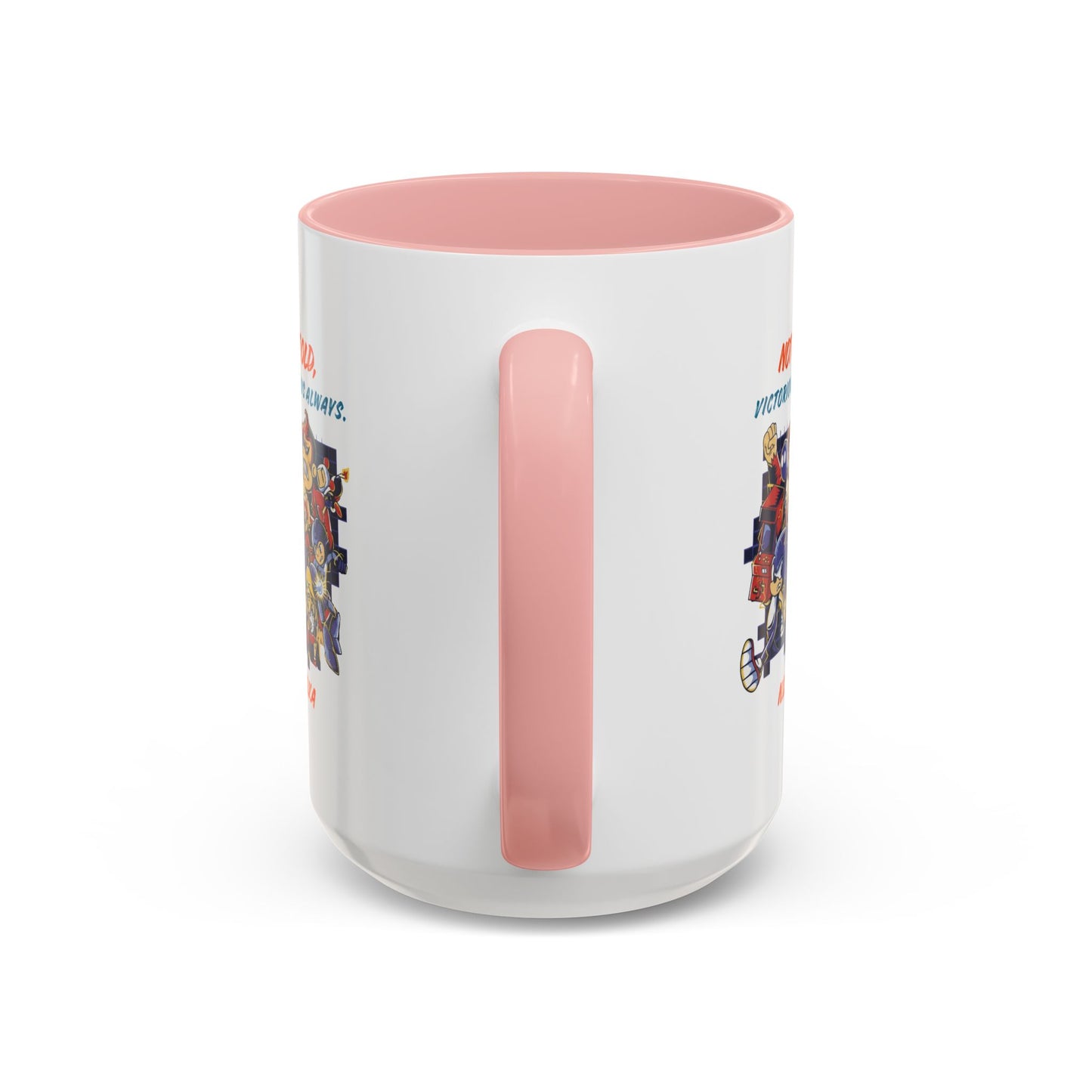 Personalized Victory Cartoon Accent Coffee Mug
