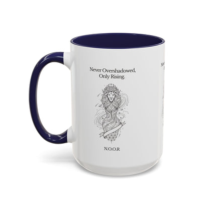 Personalized Girl Lion Accent Coffee Mug