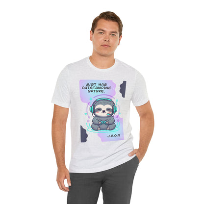 Personalized Sloth Gamer Tee