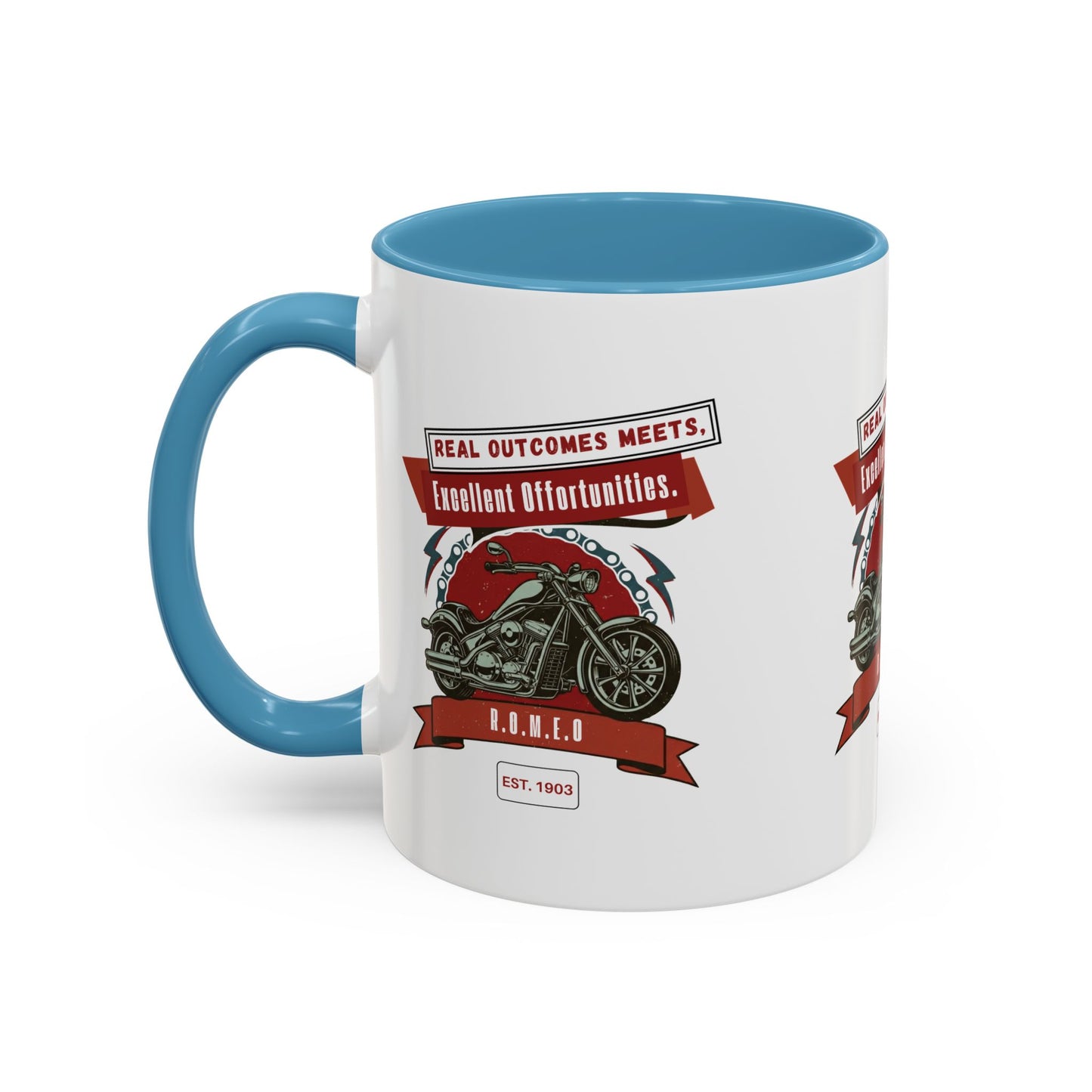 Personalized Motorcycle Accent Coffee Mug