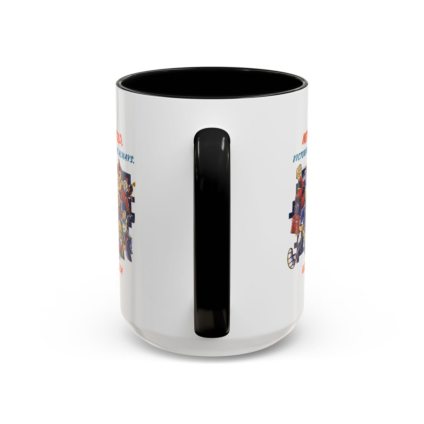 Personalized Victory Cartoon Accent Coffee Mug