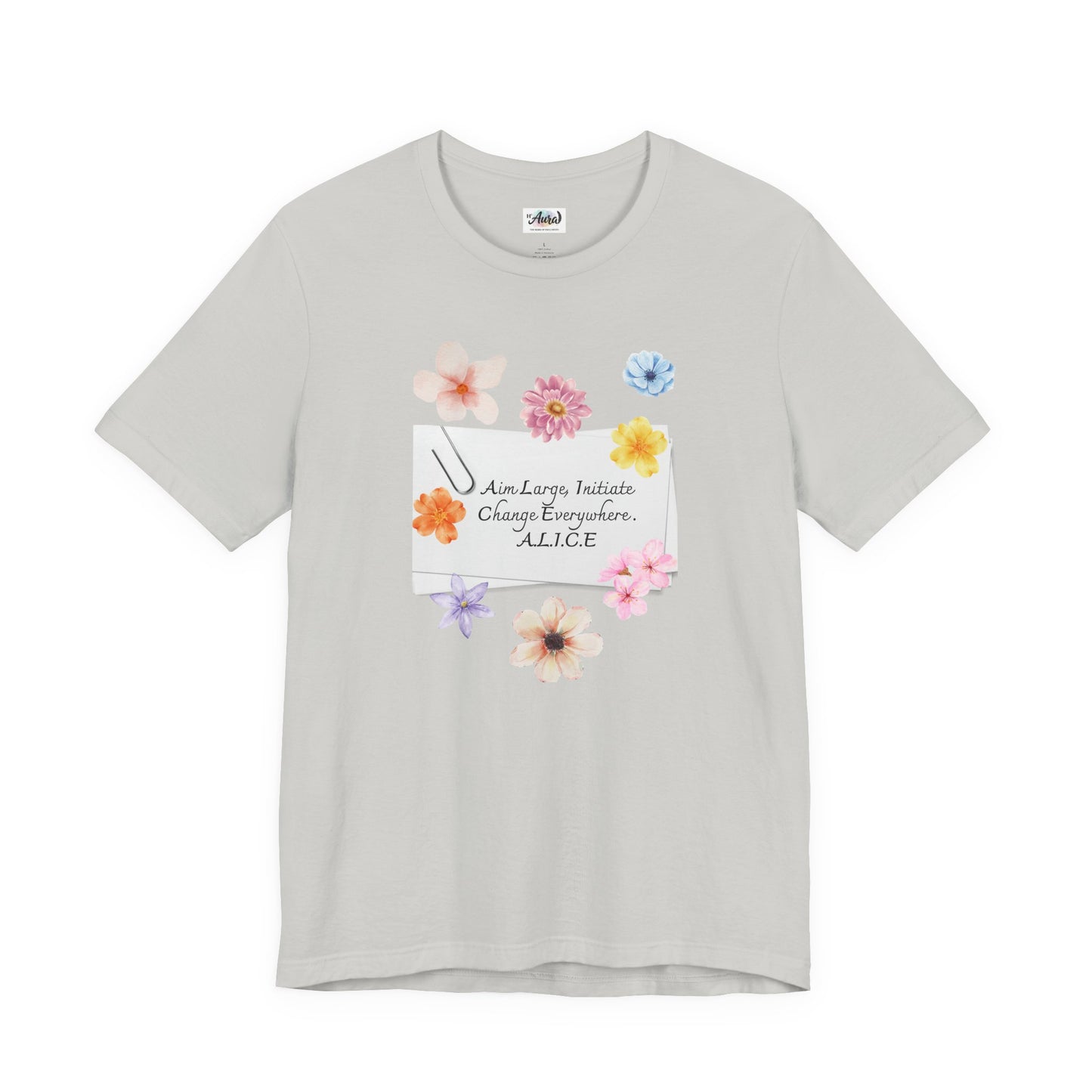 Personalized Floral Note Tee